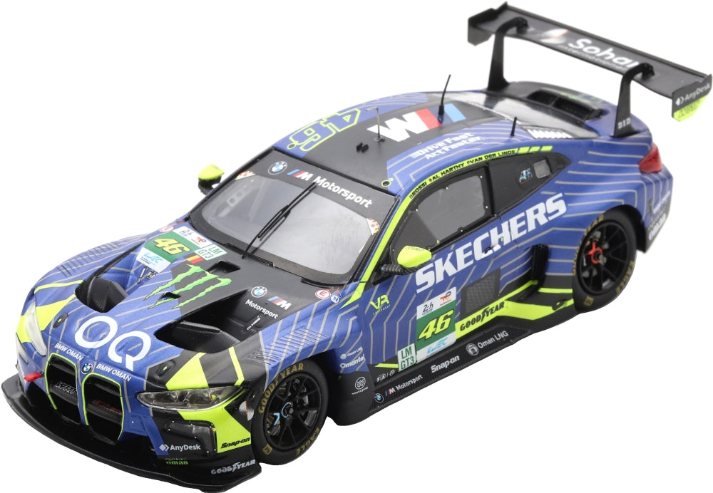 BMW M4 GT3 EVO Team WRT #46 Le Mans 24H 2025 A. Al Harthy/V. Rossi/K. Van Der Linde 1:64 Scale Diecast Car – Spark