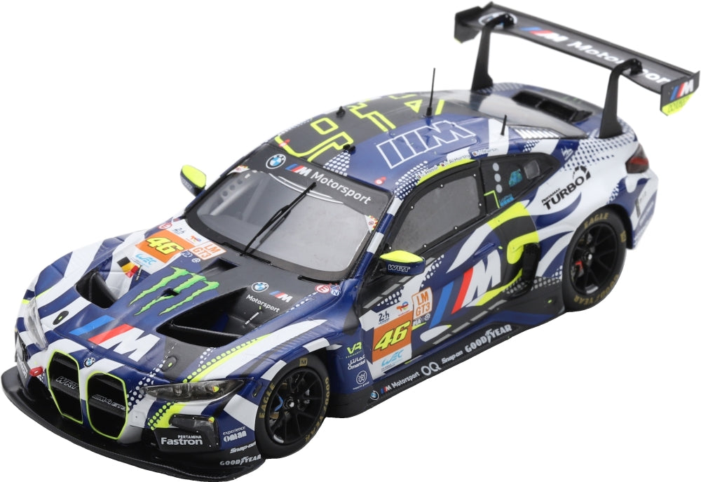 BMW M4 GT3 EVO Team WRT #46 Le Mans 24H 2024 V. Rossi/A. Al Harthy/M. Martin 1:64 Scale Diecast Car – Spark