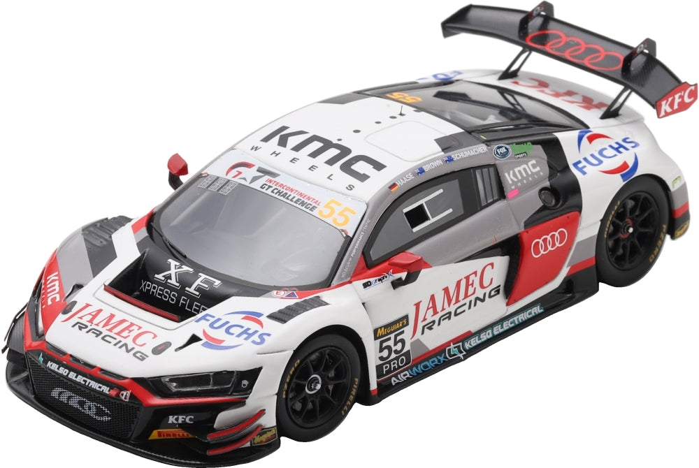 Audi R8 LMS GT3 Evo Jamec/MPC #55 Bathurst 12H 2026 B. Schumacher/C. Haase/W. Brown 1:43 Scale Resin Car – Spark