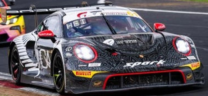 Porsche 911 GT3R EBM #61 Bathurst 12H 2026 R. Feller/L. Heinrich/K. Bachler 300pcs 1:43 Scale Resin Car – Spark