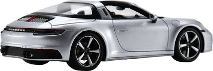 Porsche 911 Targa 4S (992) GT Silver 1:43 Scale Resin Car – Spark