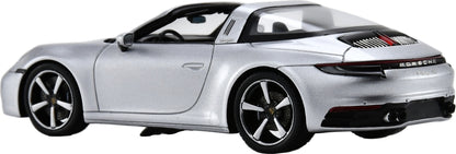 Porsche 911 Targa 4S (992) GT Silver 1:43 Scale Resin Car – Spark