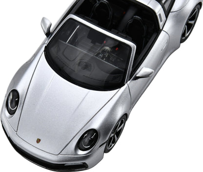 Porsche 911 Targa 4S (992) GT Silver 1:43 Scale Resin Car – Spark