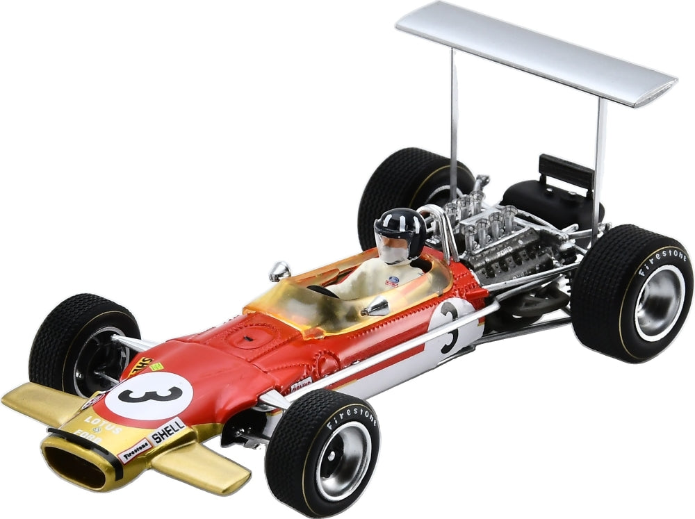 Lotus 49B #3 2nd F1 German GP 1968 Graham Hill 1:43 Scale Resin Car – Spark
