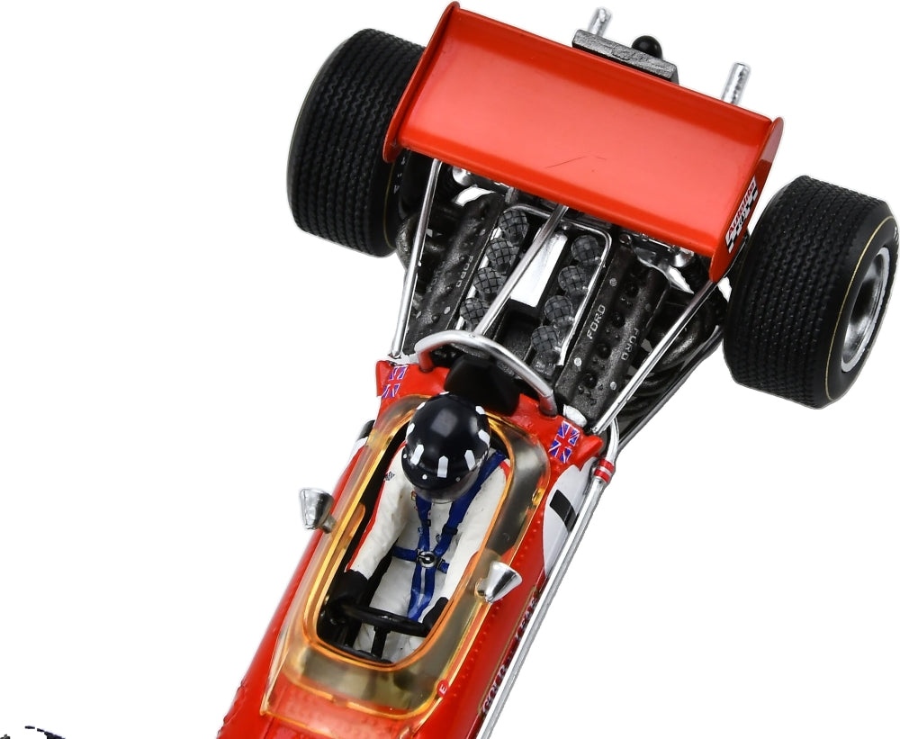 Lotus 49B #1 4th F1 German GP 1969 Graham Hill 1:43 Scale Resin Car – Spark