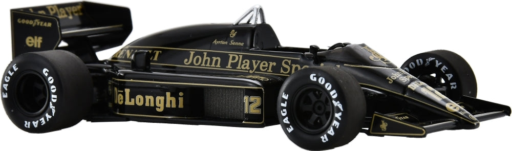 Lotus 98T #12 Winner F1 US GP 1986 Ayrton Senna 1:43 Scale Resin Car – Spark