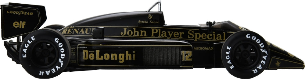 Lotus 98T #12 Winner F1 US GP 1986 Ayrton Senna 1:43 Scale Resin Car – Spark