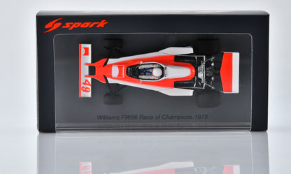 Williams FW06 #49 Race of Champions 1979 Giacomo Agostini 1:43 Scale Resin Car – Spark