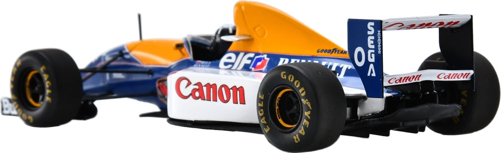 Williams FW15C #0 Winner F1 Belgian GP 1993 Damon Hill 1:43 Scale Resin Car – Spark