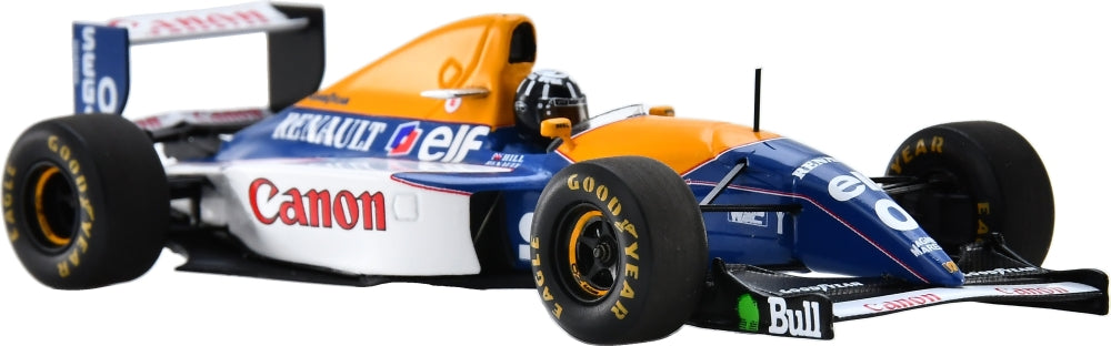 Williams FW15C #0 Winner F1 Belgian GP 1993 Damon Hill 1:43 Scale Resin Car – Spark