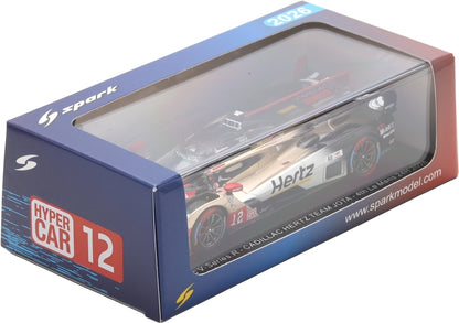 Cadillac V-Series.R Hertz Team Jota #12 4th Le Mans 24H 2026 Lynn/Stevens/Nato 1:43 Scale Resin Car – Spark