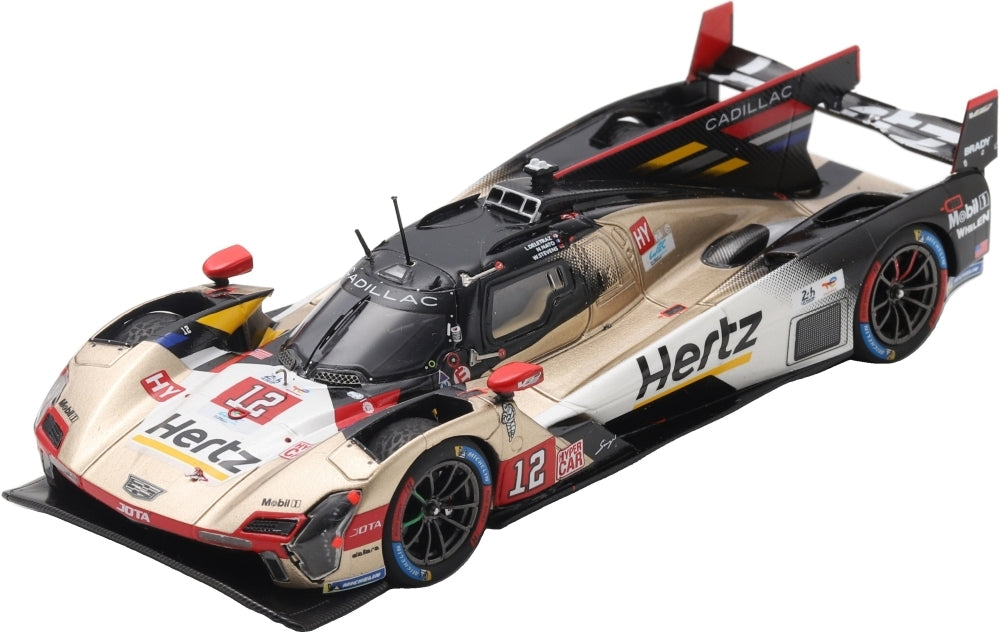 Cadillac V-Series.R Hertz Team Jota #12 4th Le Mans 24H 2026 Lynn/Stevens/Nato 1:43 Scale Resin Car – Spark