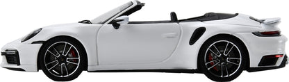 Porsche 911 Turbo S (992) Cabriolet White 1:43 Scale Resin Car – Spark