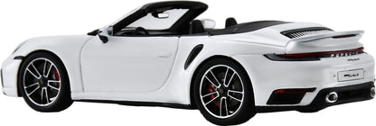 Porsche 911 Turbo S (992) Cabriolet White 1:43 Scale Resin Car – Spark