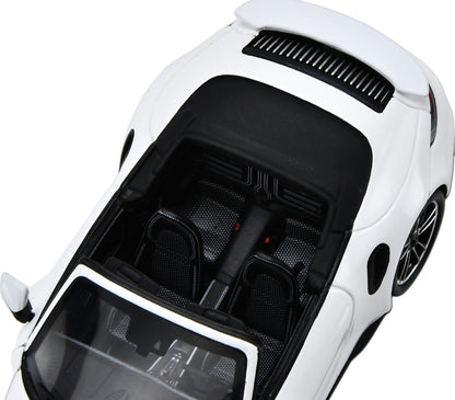Porsche 911 Turbo S (992) Cabriolet White 1:43 Scale Resin Car – Spark