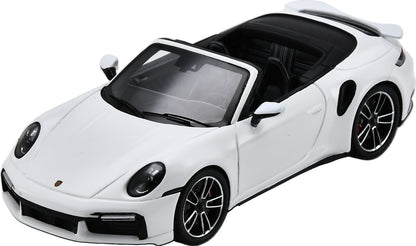 Porsche 911 Turbo S (992) Cabriolet White 1:43 Scale Resin Car – Spark