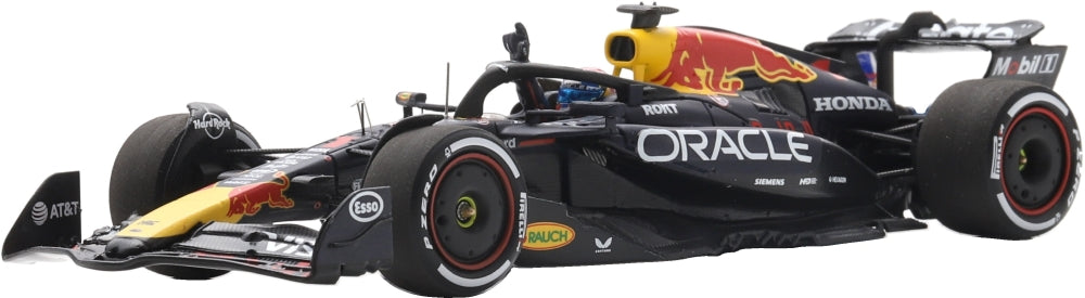 Oracle Red Bull Racing RB21 #1 Winner F1 Italian GP 2025 Vestappen Oracle 50 Wins w/Pit Board 1:43 Scale Resin Car – Spark