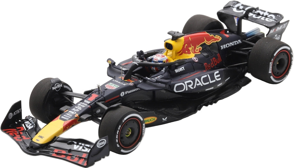 Oracle Red Bull Racing RB21 #1 Winner F1 Italian GP 2025 Vestappen Oracle 50 Wins w/Pit Board 1:43 Scale Resin Car – Spark