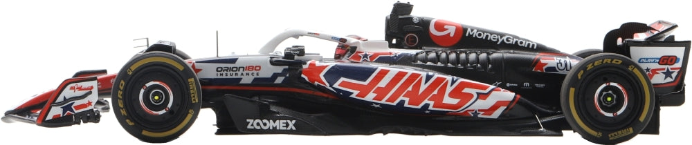 Haas VF-25 MoneyGram Haas F1 Team #31 US GP 2025 Esteban Ocon 1:43 Scale Resin Car – Spark