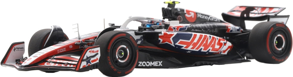 Haas VF-25 MoneyGram Haas F1 Team #87 US GP 2025 Oliver Bearman 1:43 Scale Resin Car – Spark