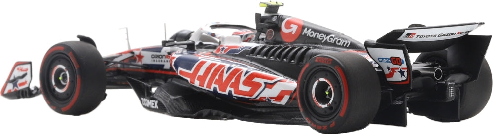 Haas VF-25 MoneyGram Haas F1 Team #87 US GP 2025 Oliver Bearman 1:43 Scale Resin Car – Spark
