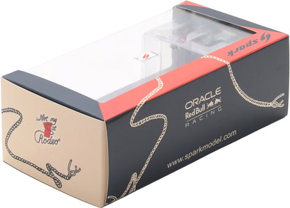 Oracle Red Bull Racing RB21 #1 1st US GP 2025 Max Verstappen w/Pit Boards 1:43 Scale Resin Car – Spark