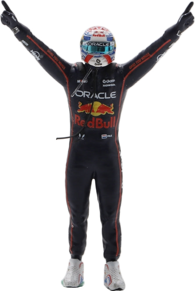 Oracle Red Bull Racing RB21 #1 1st US GP 2025 Max Verstappen w/Pit Boards 1:43 Scale Resin Car – Spark