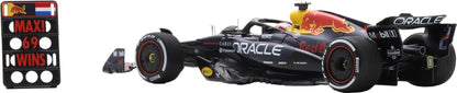 Oracle Red Bull Racing RB21 #1 Winner F1 Las Vegas GP 2025 Max Verstappen w/Pit Board 1:43 Scale Resin Car – Spark