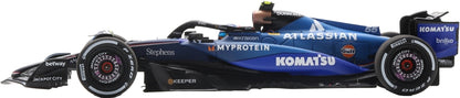 Atlassian Williams FW47 #55 3rd F1 Qatar GP 2025 Carlos Sainz w/Pit Board 1:43 Scale Resin Car – Spark