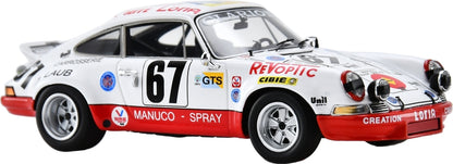 Porsche Carrera RSR #67 Le Mans 24H 1974 W. Vollery/E. Chapuis/R. Dorchy 1:43 Scale Resin Car – Spark