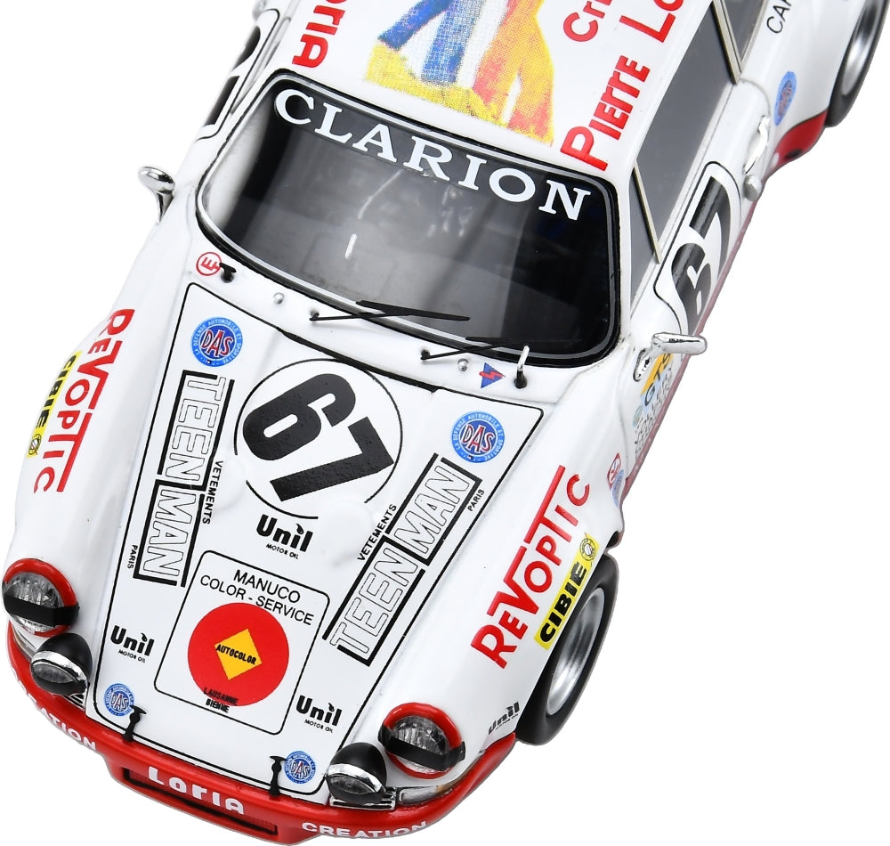 Porsche Carrera RSR #67 Le Mans 24H 1974 W. Vollery/E. Chapuis/R. Dorchy 1:43 Scale Resin Car – Spark