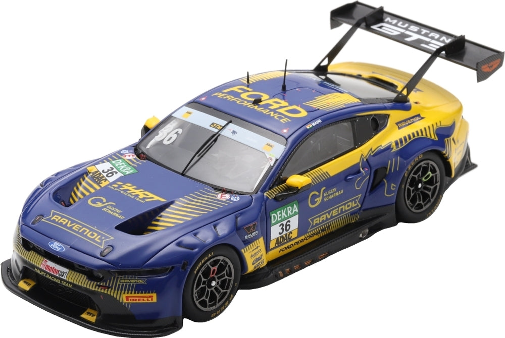 Ford Mustang GT3 HRT Ford Performance #36 DTM 2025 Arjun Maini Limited 300pcs 1:43 Scale Resin Car – Spark