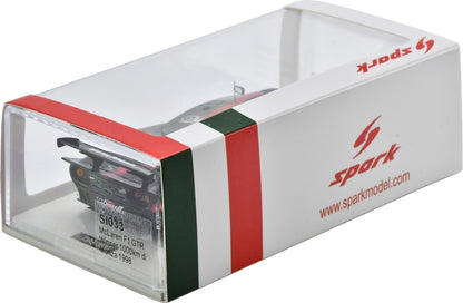 McLaren F1 GTR #11 Winner 1000km di Monza 1998 T. Bscher/G. Lees Limited 300pcs 1:43 Scale Resin Car – Spark