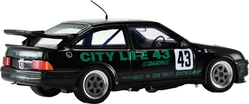 Ford Sierra RS500 Cosworth #43 7th JTC Tsukuba Nippon 1990 Yorino/Nagasaka 300pcs 1:43 Scale Resin Car – Spark