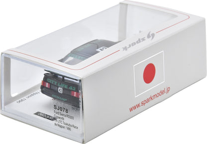 Ford Sierra RS500 Cosworth #43 7th JTC Tsukuba Nippon 1990 Yorino/Nagasaka 300pcs 1:43 Scale Resin Car – Spark