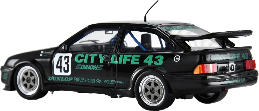 Ford Sierra RS500 Cosworth #43 7th JTC Tsukuba Nippon 1990 Yorino/Nagasaka 300pcs 1:43 Scale Resin Car – Spark