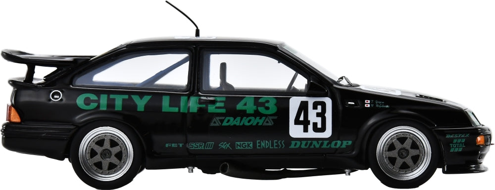 Ford Sierra RS500 Cosworth #43 7th JTC Tsukuba Nippon 1990 Yorino/Nagasaka 300pcs 1:43 Scale Resin Car – Spark