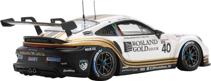 Porsche 911 GT3 Cup #40 Carrera Cup GB Champion 2025 Andrew Rackstraw 1:43 Scale Resin Car – Spark
