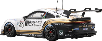 Porsche 911 GT3 Cup #40 Carrera Cup GB Champion 2025 Andrew Rackstraw 1:43 Scale Resin Car – Spark