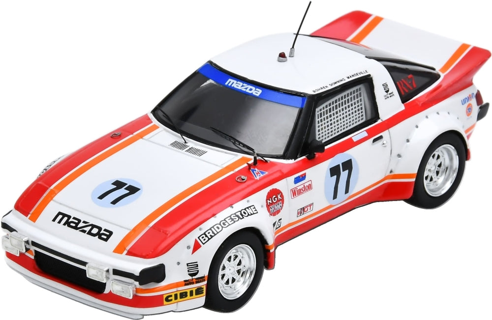 Mazda RX-7 #77 6th Daytona 24H 1979 Mandeville/Johnson/Bohren Limited 300pcs 1:43 Scale Resin Car – Spark