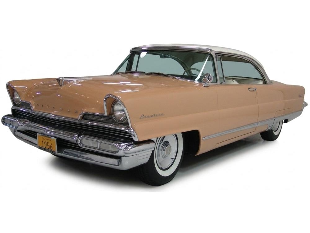 Lincoln Premiere Hard Top Desert Buff / Starmist White Top 1956 1:18 Scale Diecast Car – Sun Star