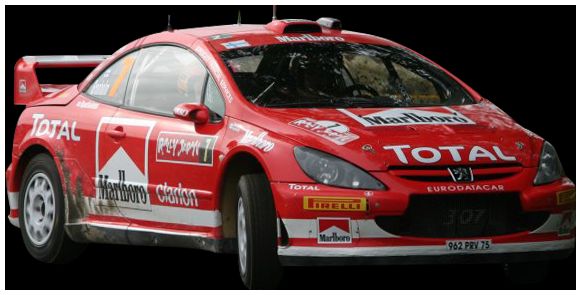 Peugeot 307 WRC Gronholm/Rautiainen Winner Rally Japan 2005 (Limited Edition 999pcs) 1:18 Scale Sun Star Diecast Model Car