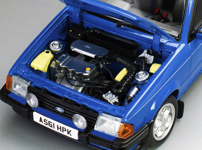 Ford Escort XR3i Cabrio RHD Azure Blue 1:18 Scale Diecast Car – Sun Star