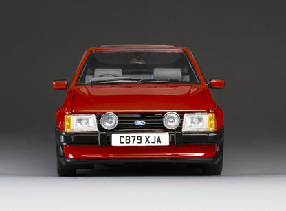 Ford Escort XR3i Cabrio RHD Sunburst Red 1:18 Scale Diecast Car – Sun Star