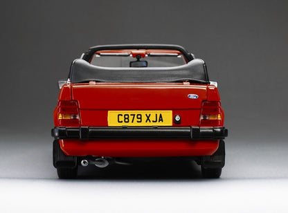 Ford Escort XR3i Cabrio RHD Sunburst Red 1:18 Scale Diecast Car – Sun Star