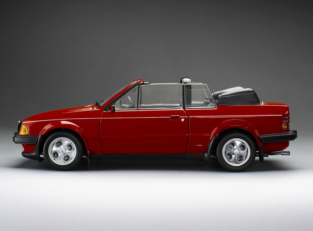 Ford Escort XR3i Cabrio RHD Sunburst Red 1:18 Scale Diecast Car – Sun Star