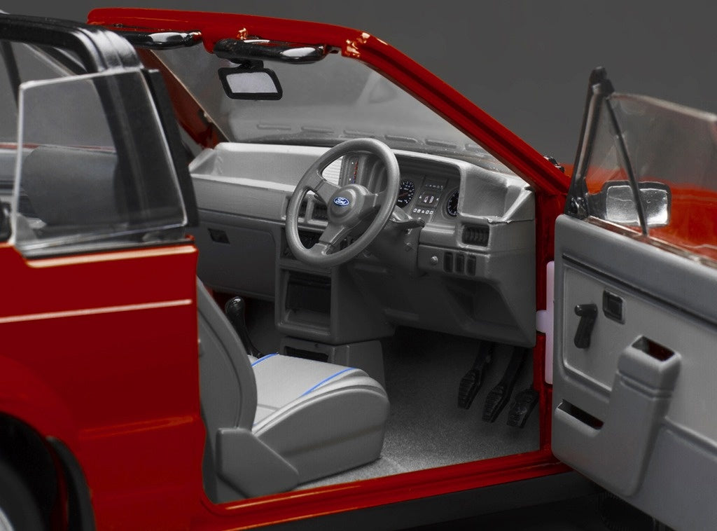 Ford Escort XR3i Cabrio RHD Sunburst Red 1:18 Scale Diecast Car – Sun Star