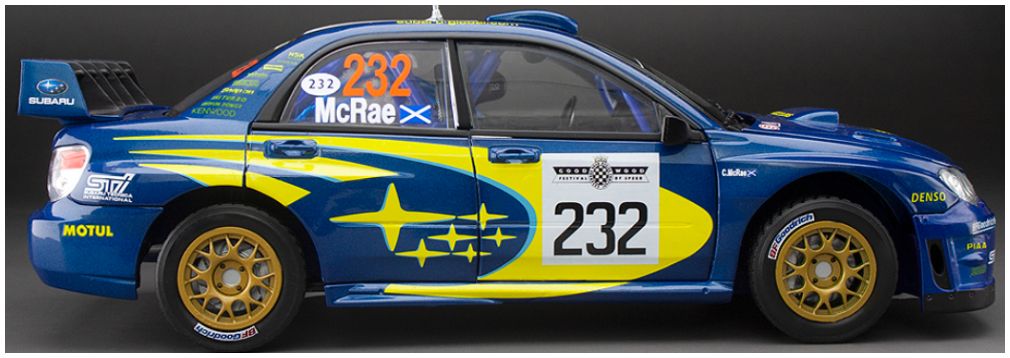 Subaru Impreza WRC07 #232 C.McRae Goodwood Fest 2007 - Ltd 1999pcs 1:18 Scale Sun Star Diecast Model Car