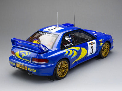 Subaru Impreza S5 WRC 98 Rallye Sanremo 1998 3rd #3 C. McRae N. Grist 1:18 Scale Diecast Model Car – Sun Star