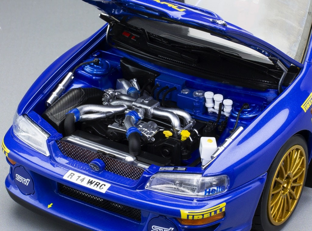 Subaru Impreza S5 WRC 98 Rallye Sanremo 1998 3rd #3 C. McRae N. Grist 1:18 Scale Diecast Model Car – Sun Star